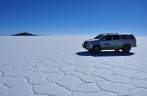 Chegando à ilha Incahuasi, no Salar de Uyuni, na Bolívia
